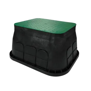 Cutie PP pentru VALVE TERRA 40x50 negru+verde STANDARD (02074S4050BV)
