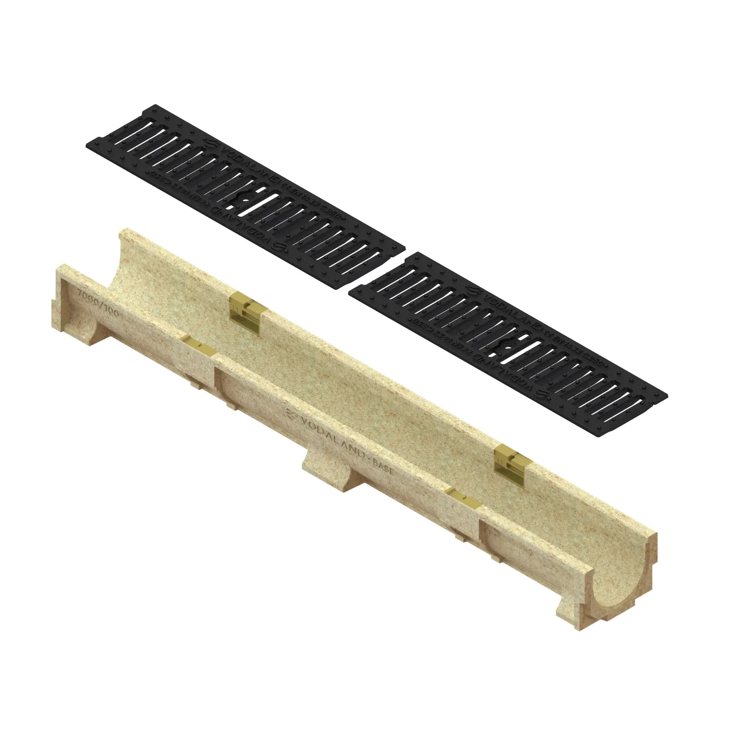 Kit rgola PB BASE LN100 Hext.100 gratar FONTA fante C250 1000x138x100 (07000283031/100)