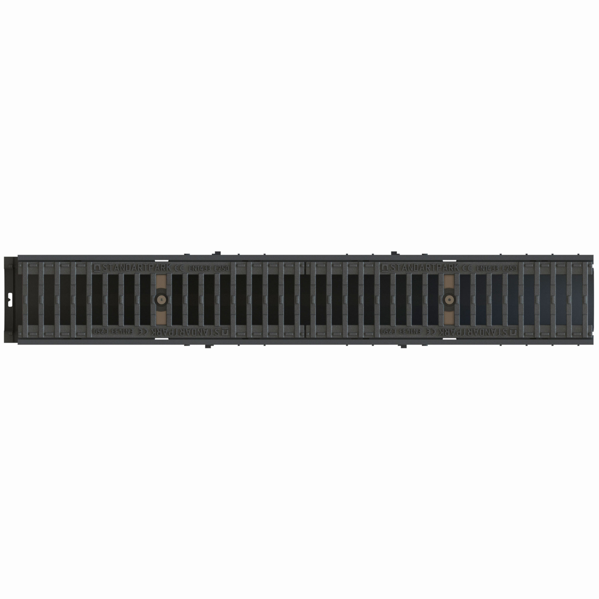 Kit rigola PP BASE LN100 Hext.80 gratar FONTA fante C250 1000x156x80 (080080283031)