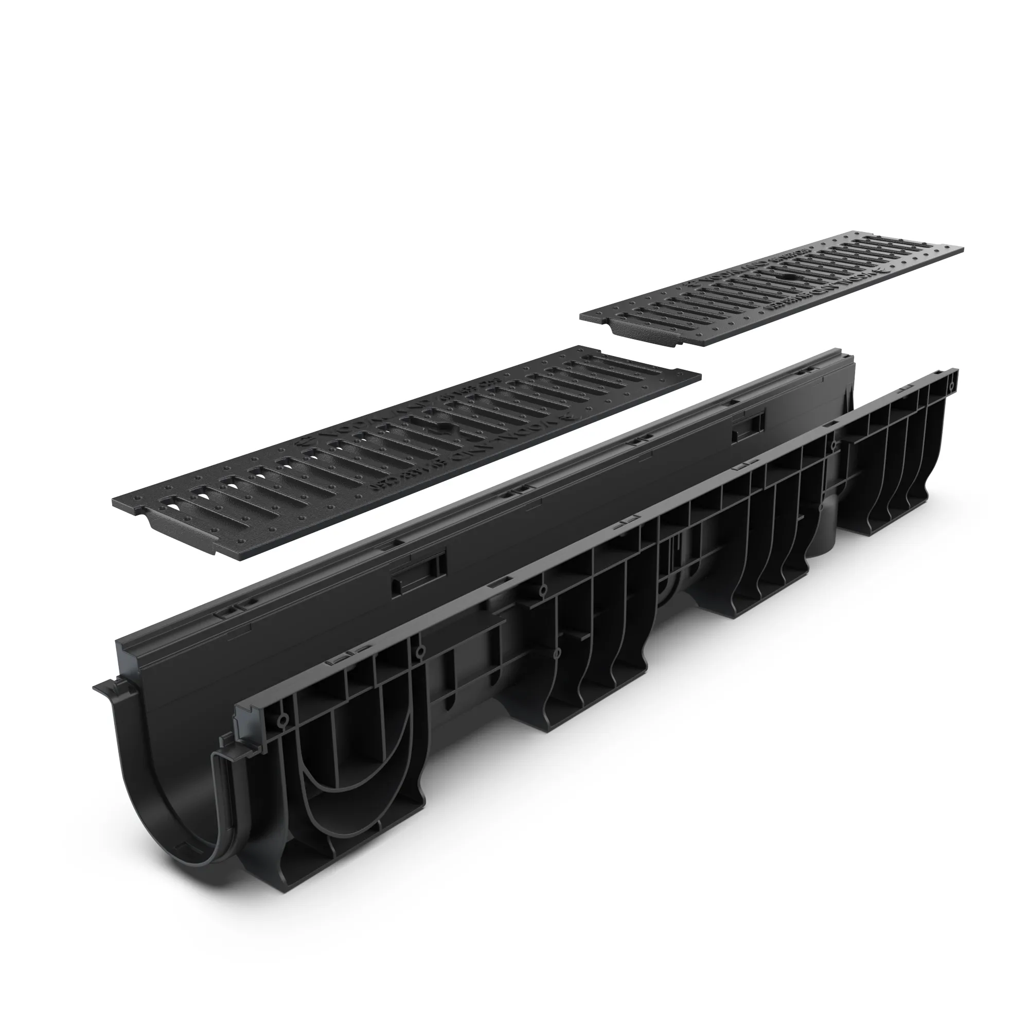 Kit rigola PP BASE LN100 Hext.150 gratar FONTA fante C250 1000x156x150 (080150283031)