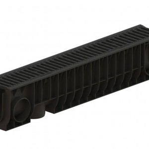 Kit rigola PP BASE LN100 Hext.200 gratar PP in fante A15 1000x160x200 (08040208019) 