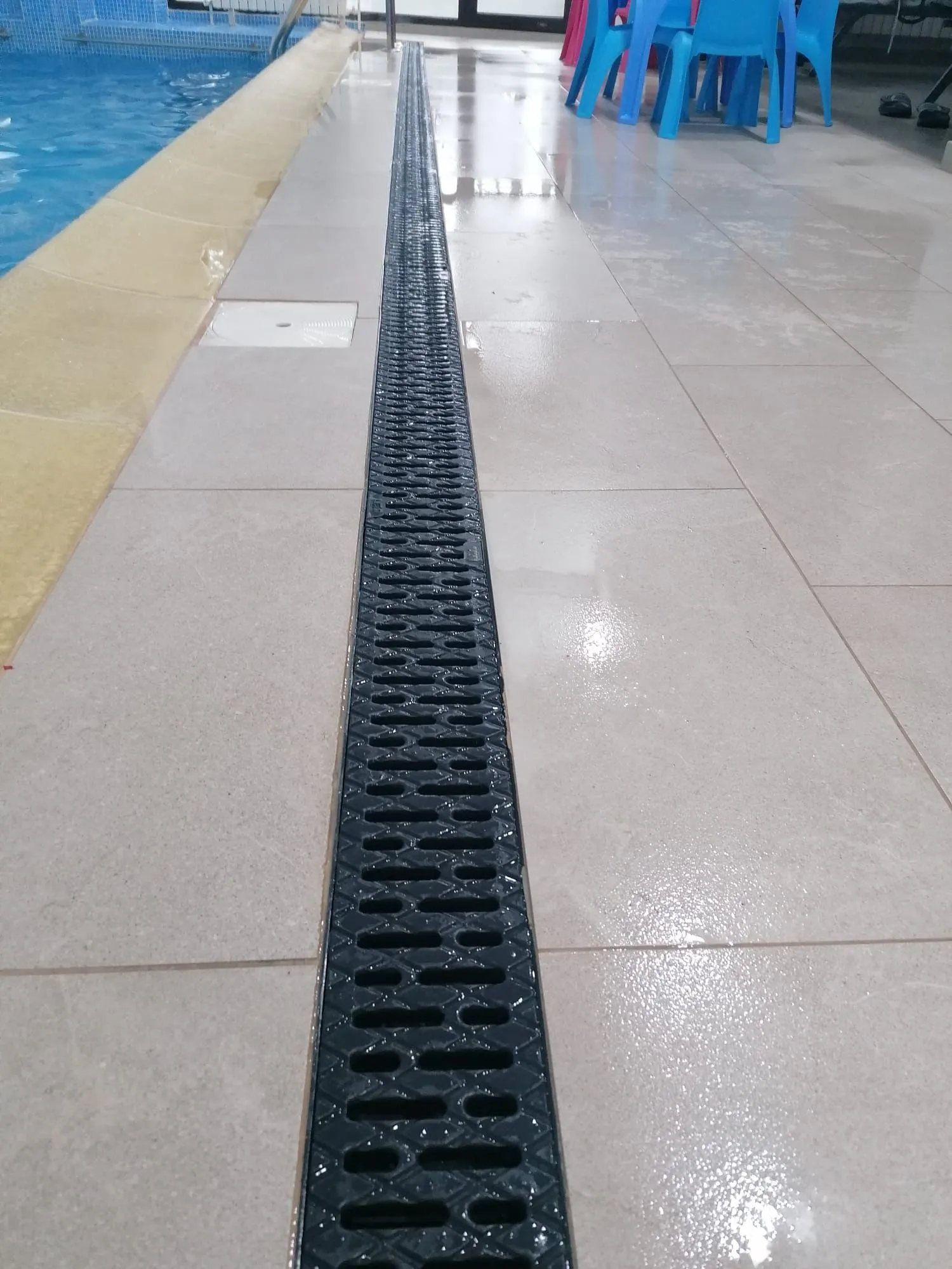 Kit rigola PP EASY 2 LN100 Hext.70 gratar PP Negru A15 1000x125x70 (08818-N)