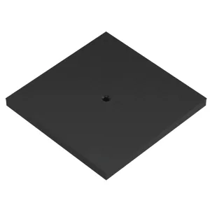 Capac PP BASE Negru pt camin patrat A15 300x300 (3389-N)