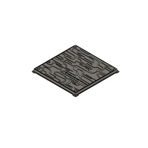 Capac FONTA URBAN EUROPE patrat 720x720 PL.650x650 Hext.41 B125 (35457-38)