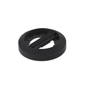 Kit Bordura de gradina PE TERRA NewFixLight Negru cu ancore (8 buc) si conectori (2 buc) H38mm x L6m (8260404.8-BK)