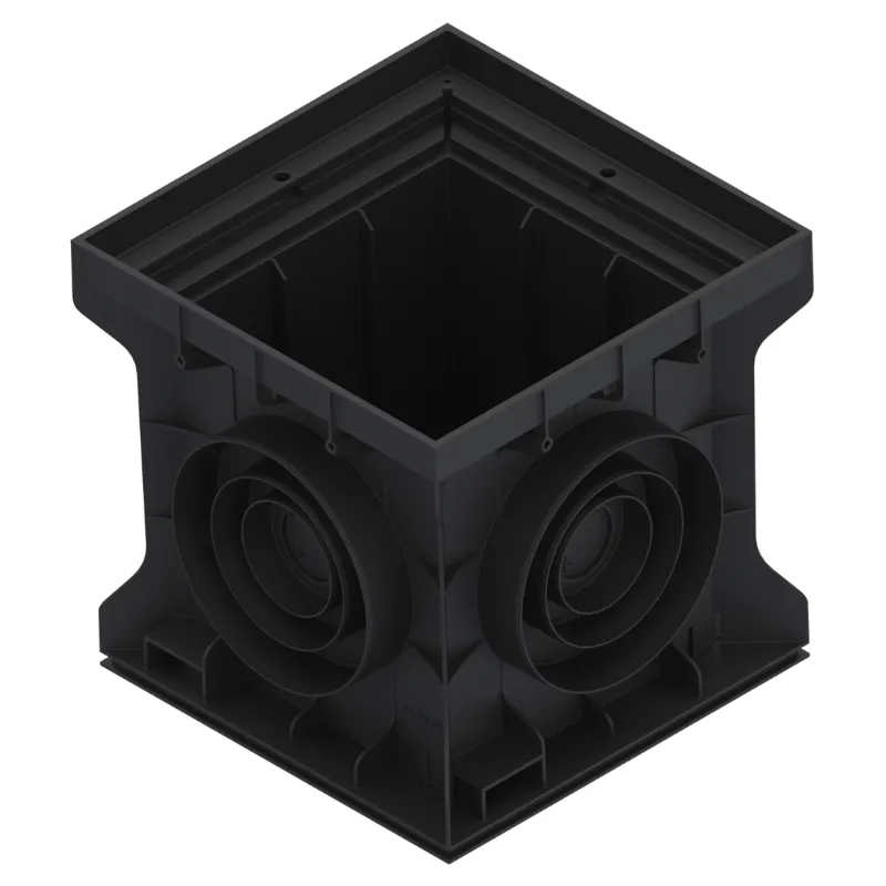 Camin PP BASE Negru Hext.290 A15-C250 300x300x290 (83701)