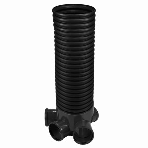 Baza camin PVC PIPE BASE complet echipata D.315 3in/1out D.160 H.1.2 m (baza+tub gofrat) (CI3151116021)
