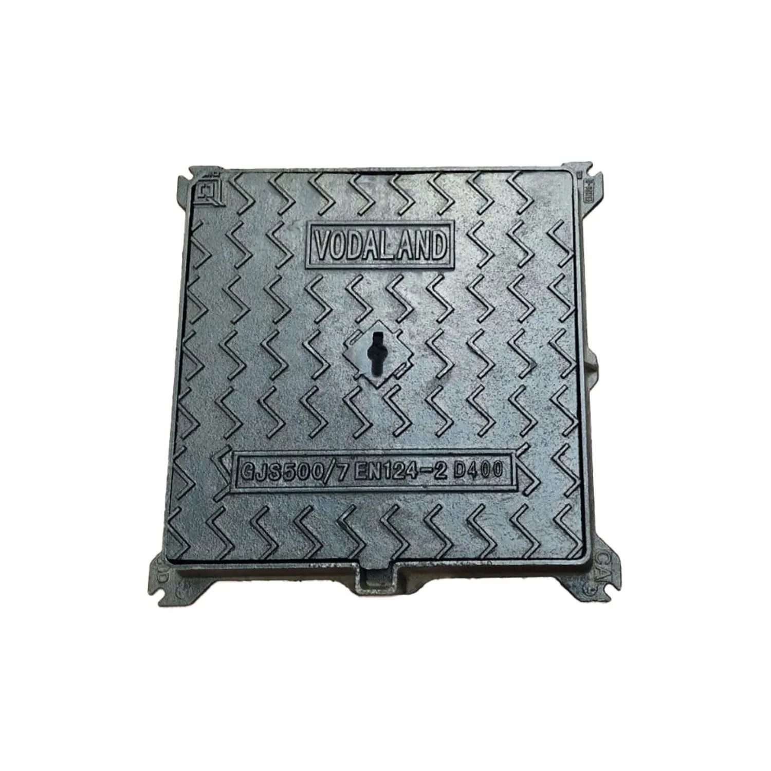 Capac FONTA URBAN patrat cu rama 695x695 Hext.85 PL.566x566 D400 (EC7070D)