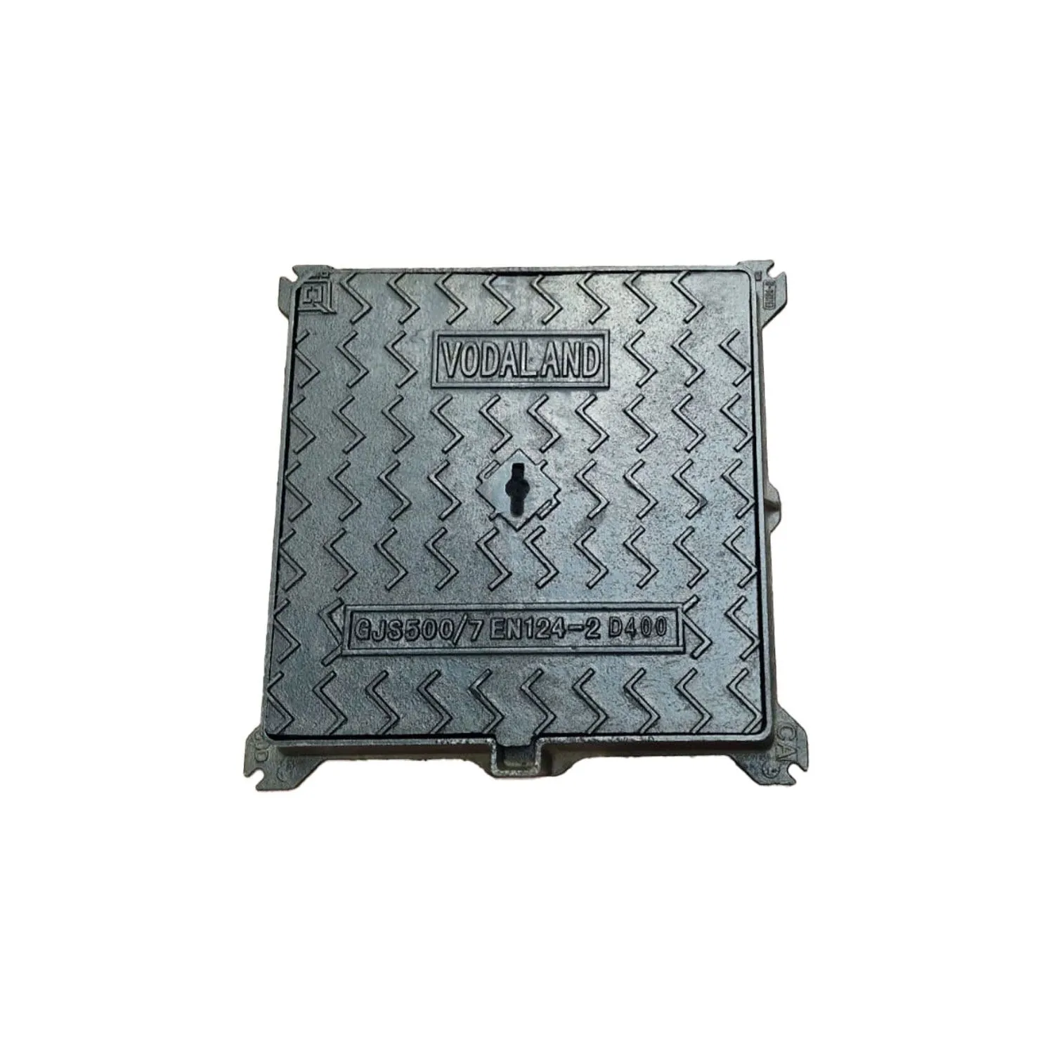 Capac FONTA URBAN patrat cu rama 590x590 Hext.80 PL.466x466 D400 (EKO6060D)