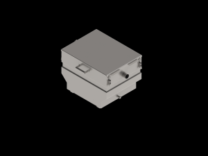 Separator grasimi INOX STAINLESS patrat Dout.50, 0.3 l/s garnitura si sistem inchidere CE (SGI03)