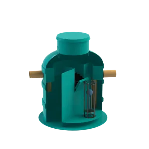 Separator hidrocarburi GRP OilBase OB1-10(50)LS D1600 H2115 TN1000 Ø315 (SHOB1-10/50LS)